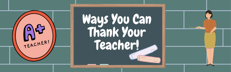 Ways You Can Thank Your Teacher | Gifts from Handpicked Blog
